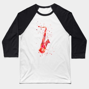 Saxophone Baseball T-Shirt